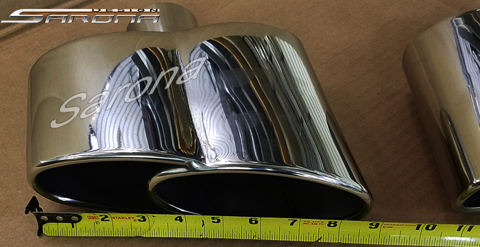 Custom Audi A8 Sedan Exhaust Tips (2004 - 2009) - $260.00 (Part #AD-001-ET)